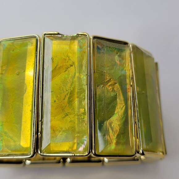 Green Stretch Fashion Bracelet Casual Wrap Bracelet - Picture 4 of 7